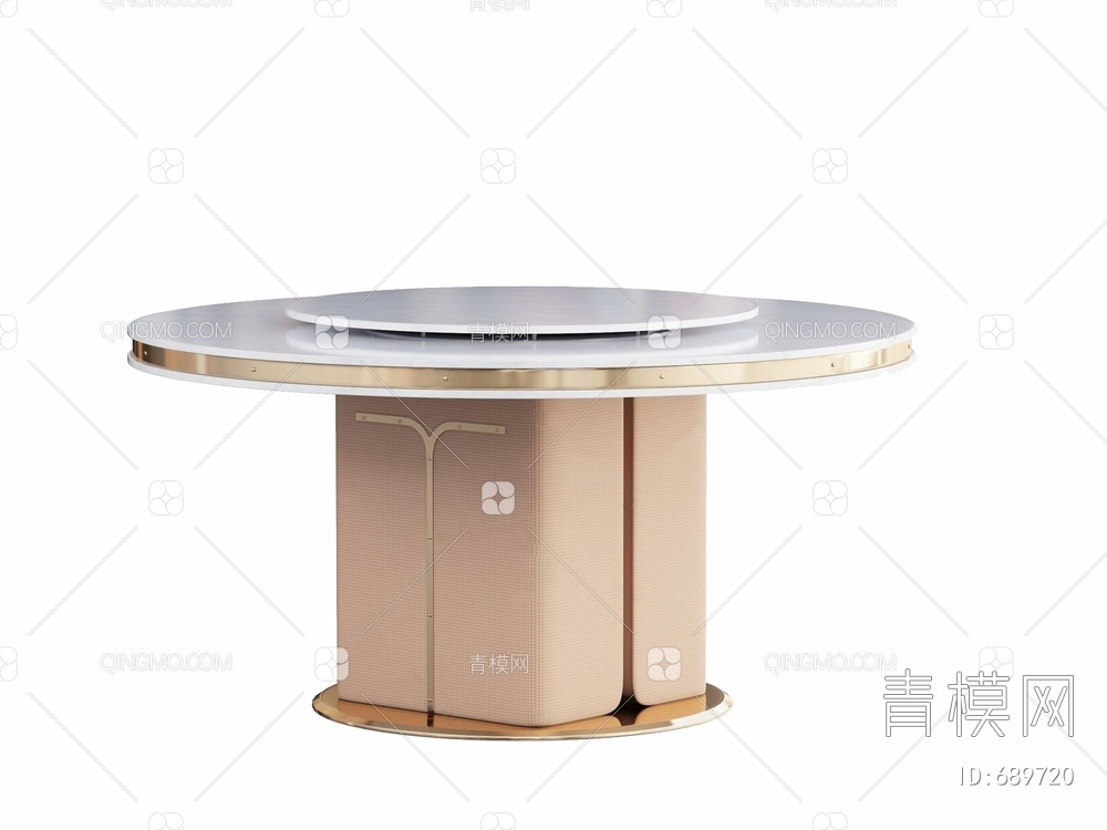 Armani 餐桌3D模型下载【ID:689720】