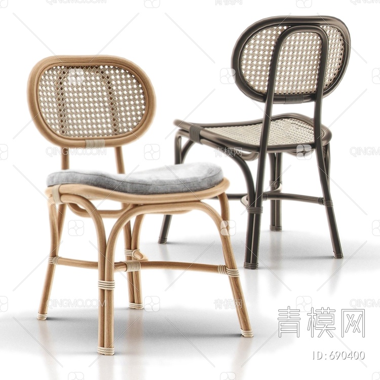 单椅3D模型下载【ID:690400】