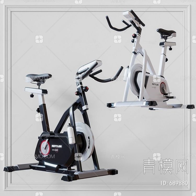 动感单车健身器3D模型下载【ID:689880】