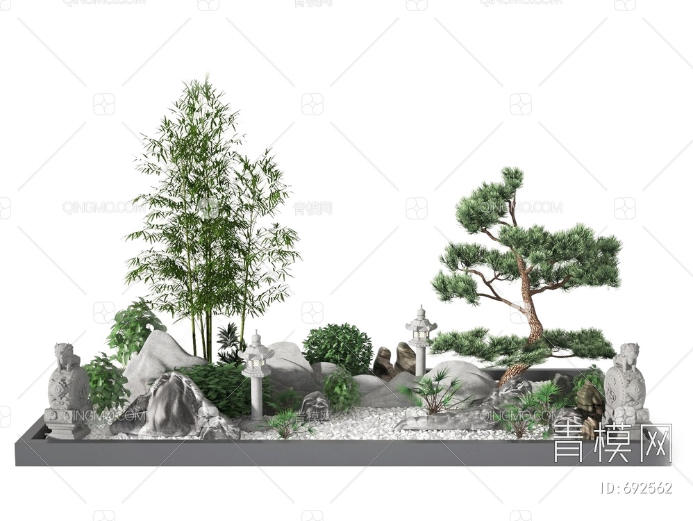 园林景观3D模型下载【ID:692562】
