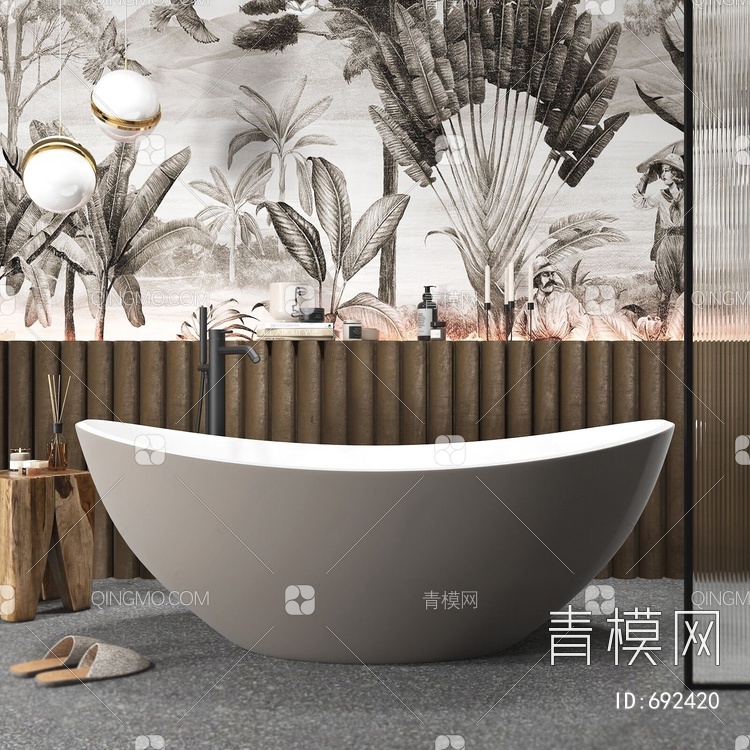 浴缸3D模型下载【ID:692420】
