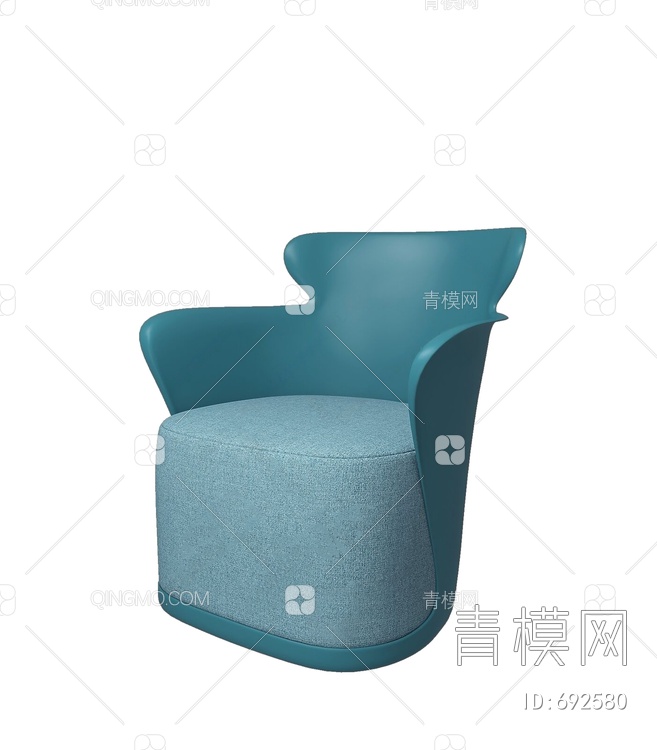 Norchair 单人沙发3D模型下载【ID:692580】