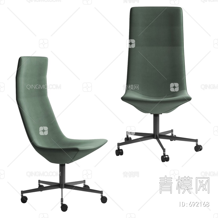 瑞典 LAMMHULTS COMETXL 办公椅3D模型下载【ID:692168】
