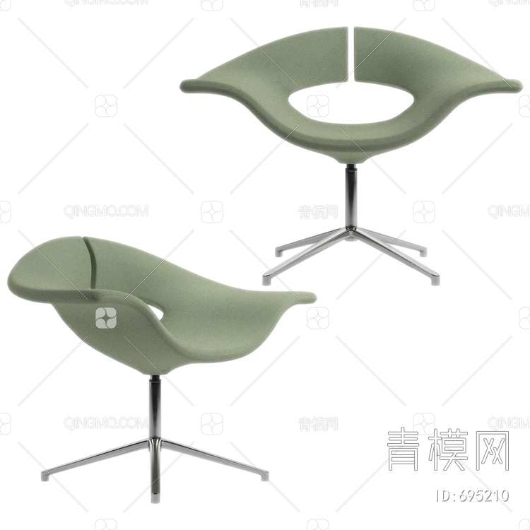 意大利 True Design 办公椅3D模型下载【ID:695210】