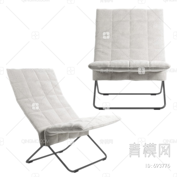 芬兰 Woodnotes  K躺椅3D模型下载【ID:693776】