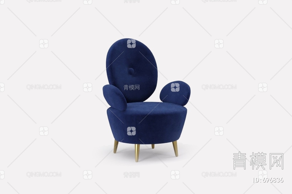 法国Maison Dada AYI ARMCHAIR 休闲椅3D模型下载【ID:696836】