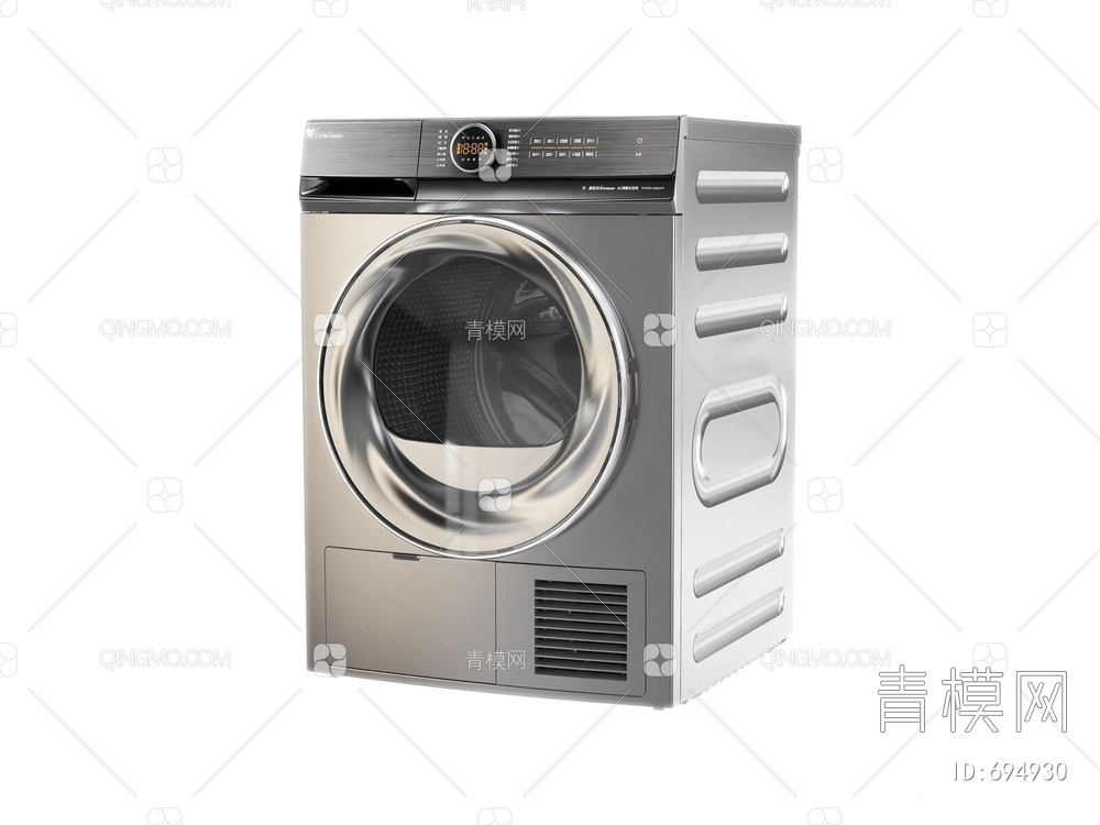 智能滚筒洗衣机3D模型下载【ID:694930】