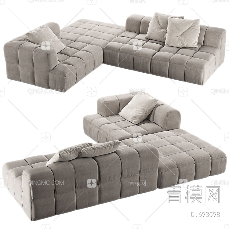 Arflex 多人沙发3D模型下载【ID:693598】