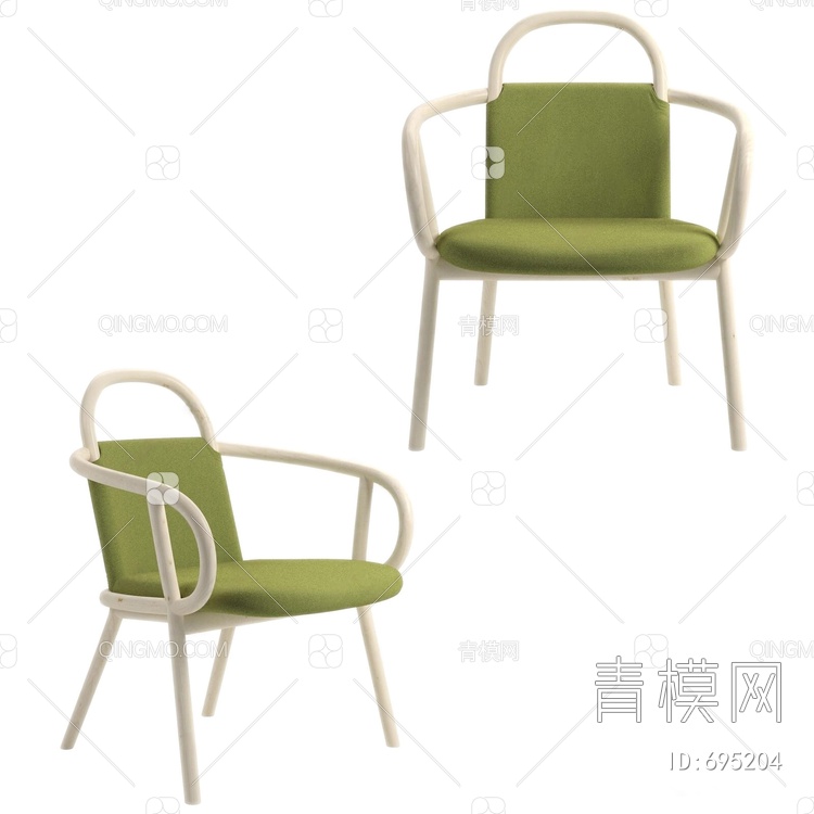 意大利 Very Wood ZANTILAM 单椅3D模型下载【ID:695204】