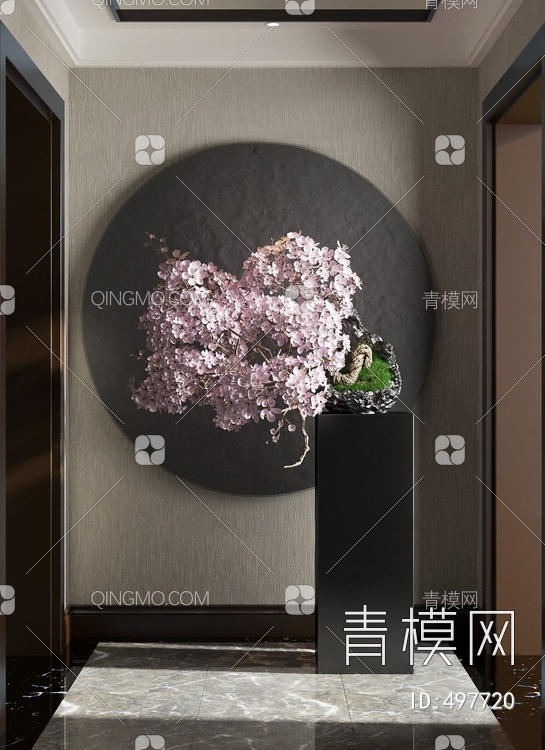 梅花盆栽3D模型下载【ID:497720】