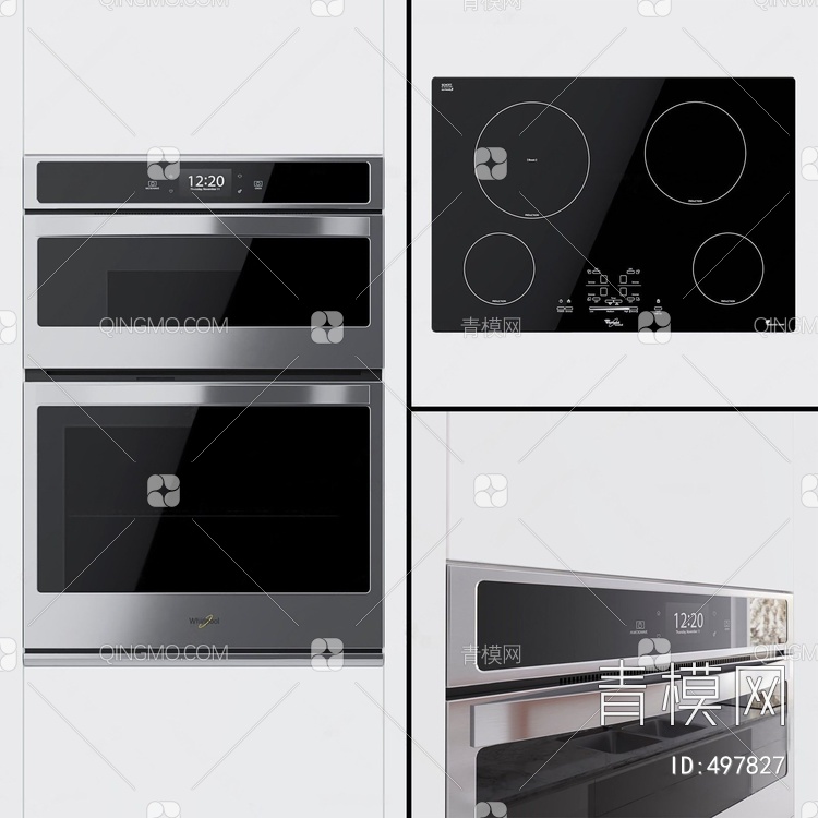 厨房用品3D模型下载【ID:497827】