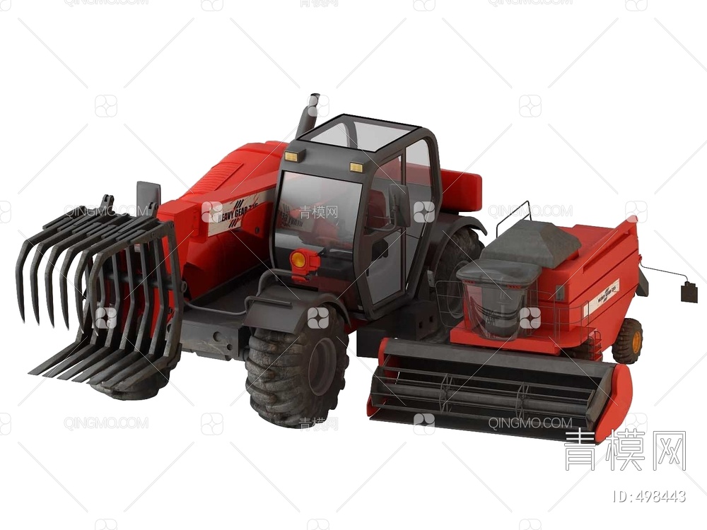 农用机械车3D模型下载【ID:498443】