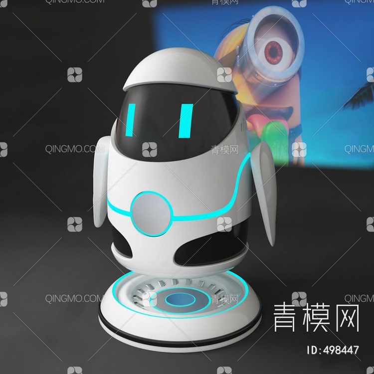 智能机器人投影仪3D模型下载【ID:498447】