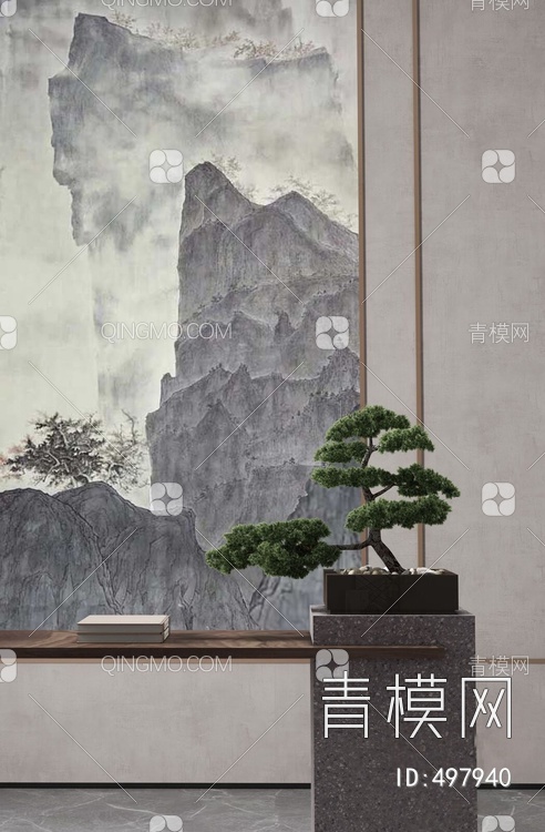 盆景3D模型下载【ID:497940】