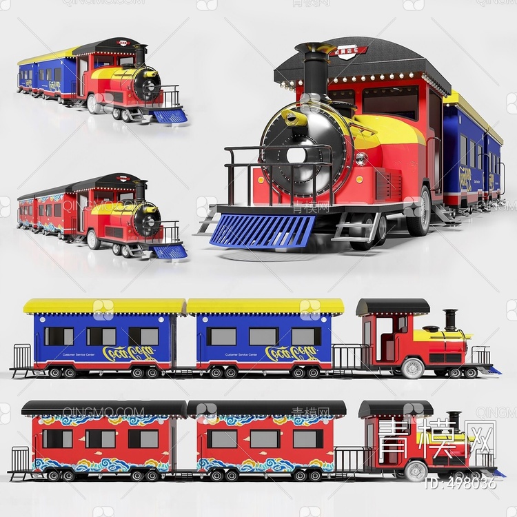 街景店火车3D模型下载【ID:498036】