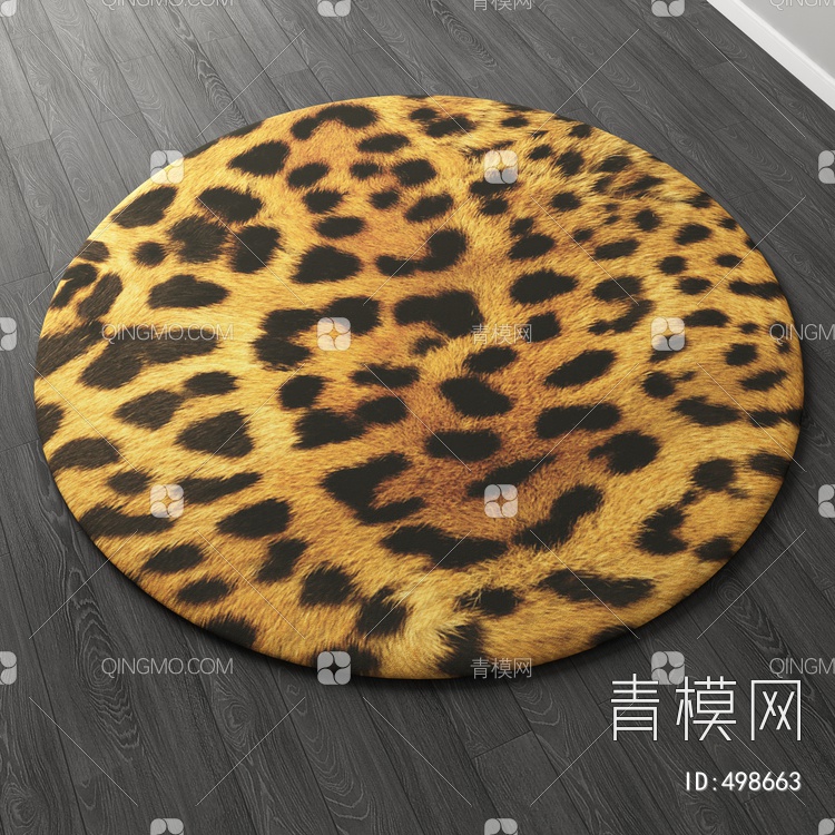 圆形地毯vary材质下载【ID:498663】