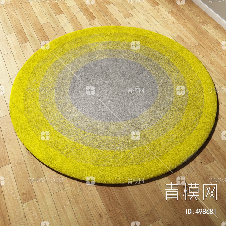 圆形地毯vary材质下载【ID:498681】