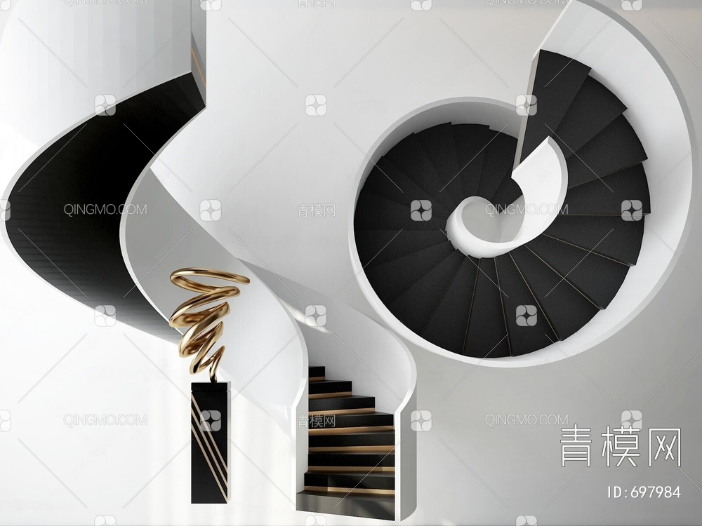 楼梯3D模型下载【ID:697984】