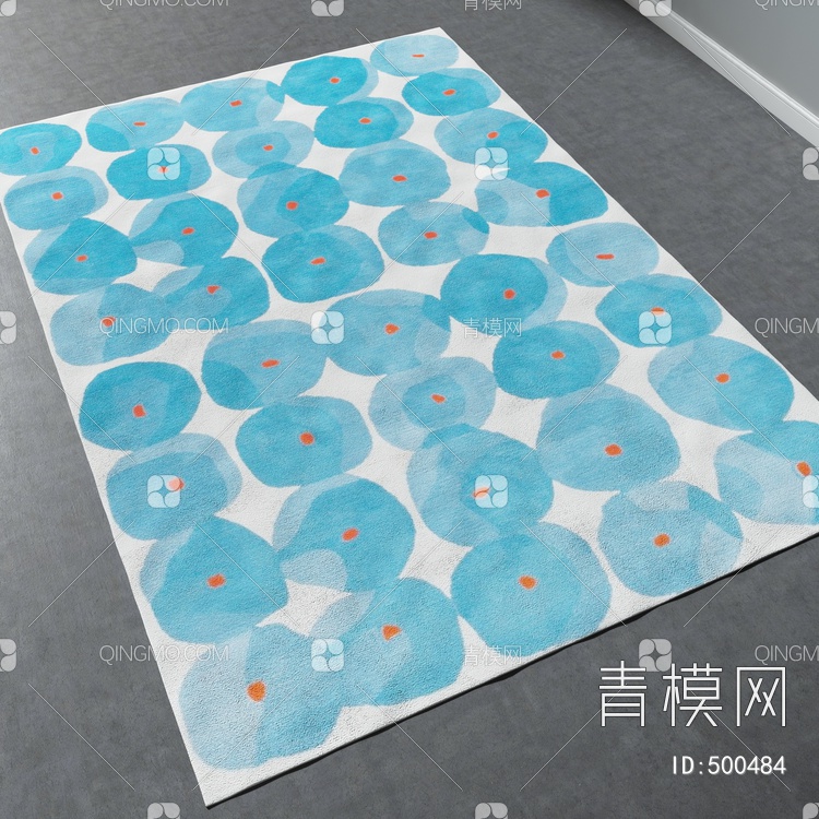 方形地毯vary材质下载【ID:500484】