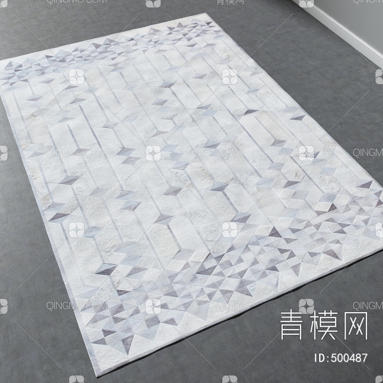 方形地毯vary材质下载【ID:500487】