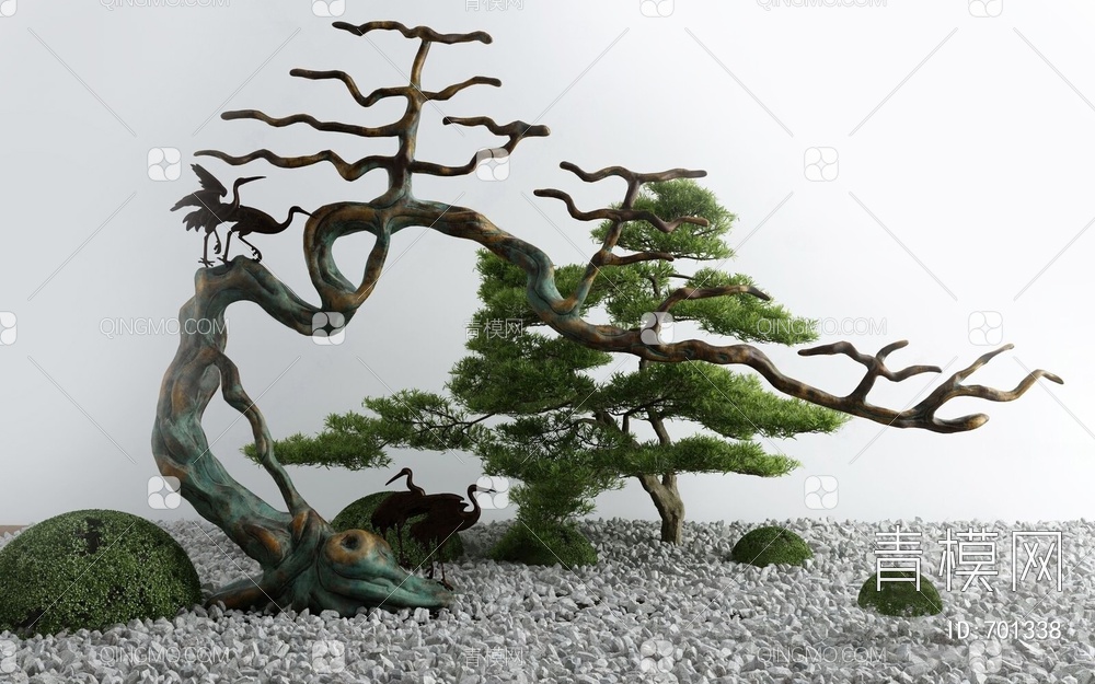 园林景观3D模型下载【ID:701338】