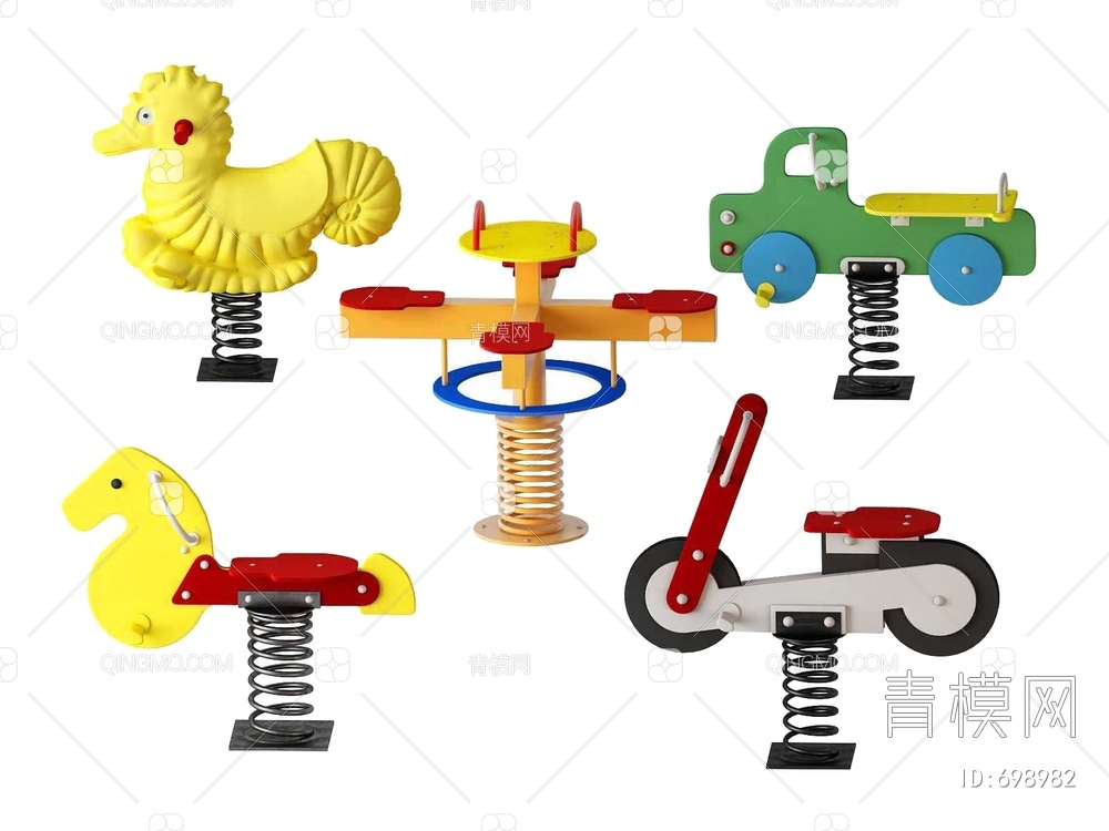 儿童摇椅跷跷板3D模型下载【ID:698982】