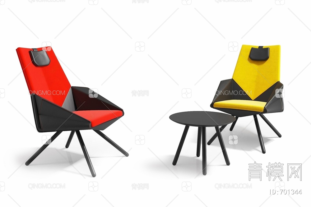 荷兰 Zhida 单椅3D模型下载【ID:701344】
