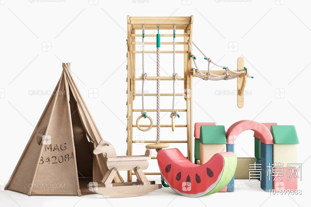 儿童玩具设施3D模型下载【ID:699888】