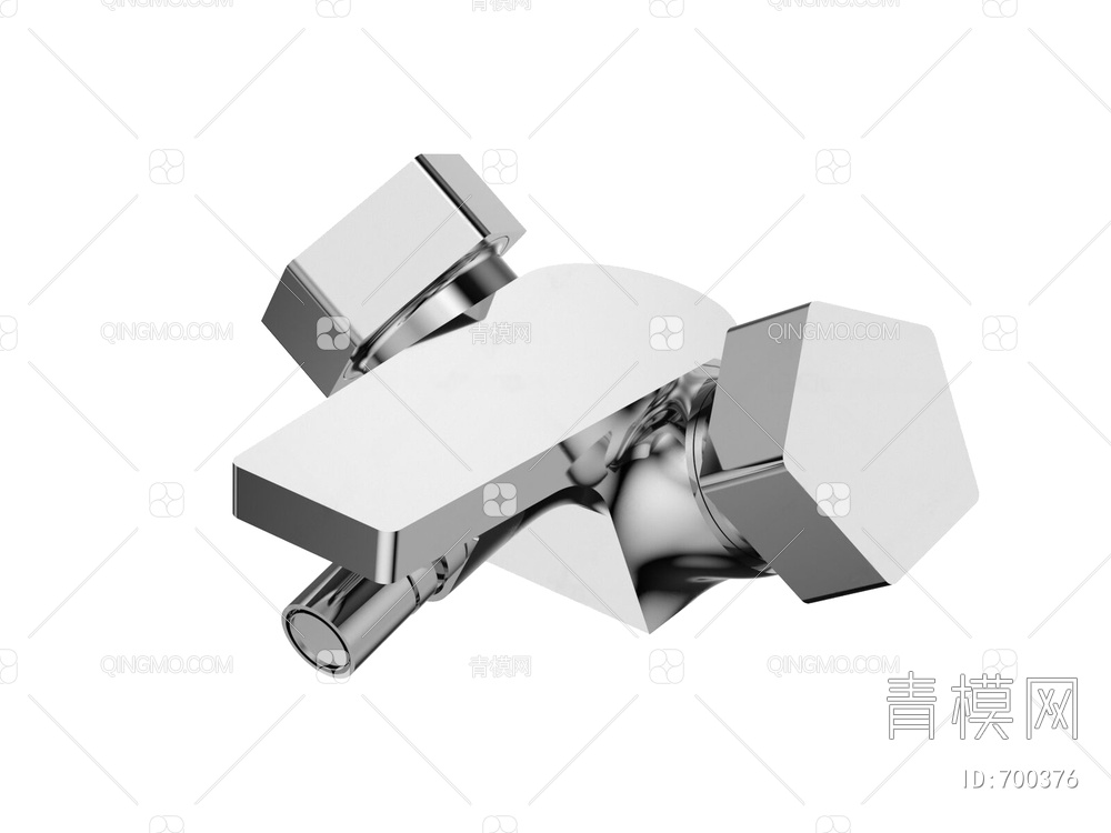 单孔坐浴盆龙头3D模型下载【ID:700376】