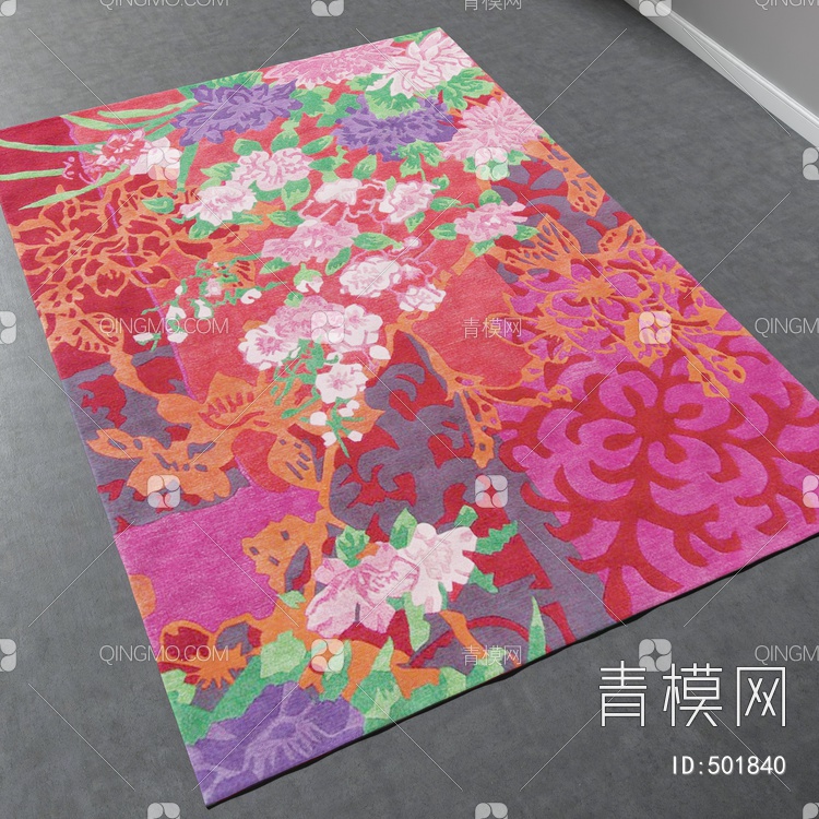 方形地毯vary材质下载【ID:501840】