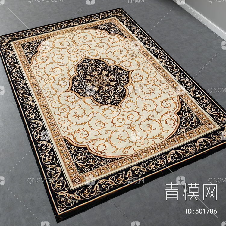 方形地毯vary材质下载【ID:501706】