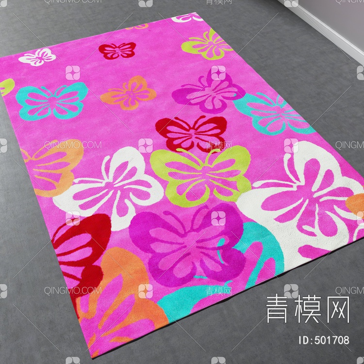 方形地毯vary材质下载【ID:501708】