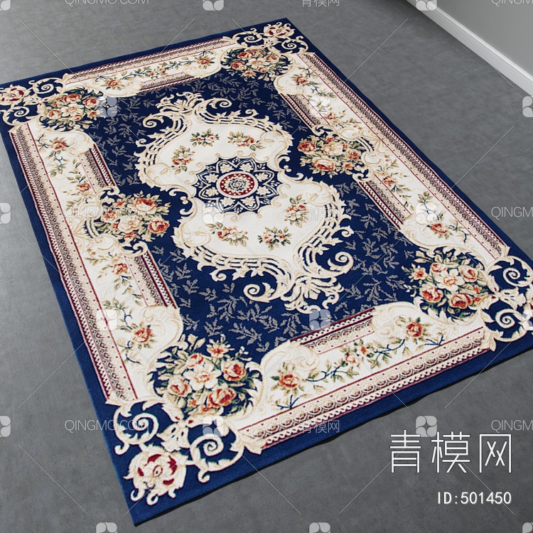 方形地毯vary材质下载【ID:501450】