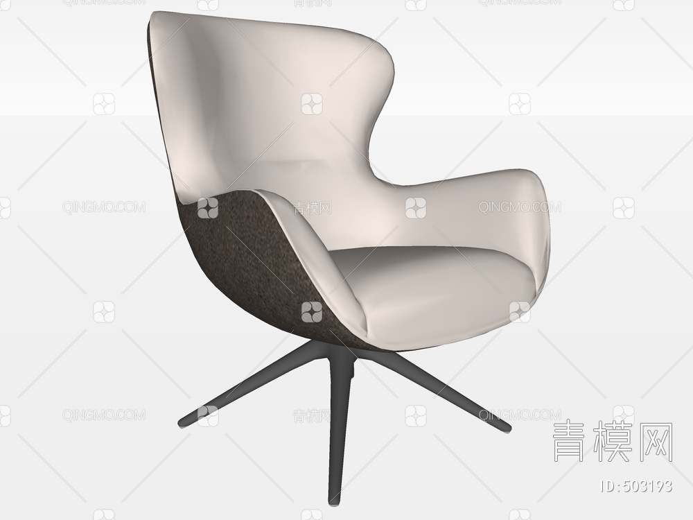 poliform单椅SU模型下载【ID:503193】
