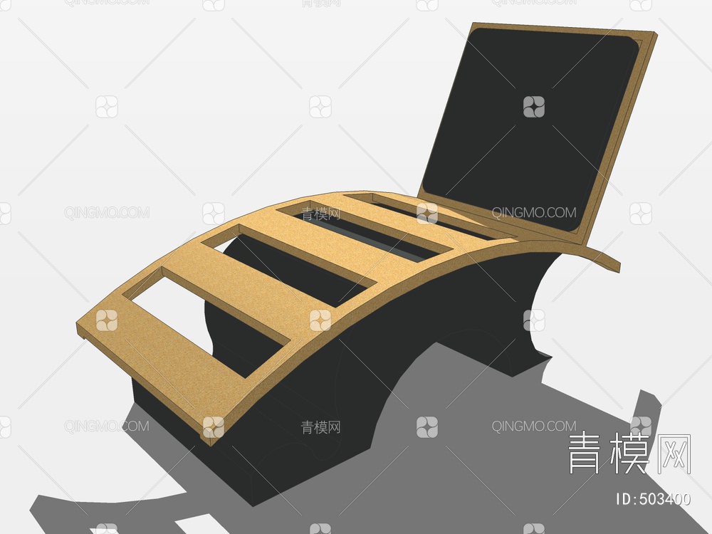 躺椅SU模型下载【ID:503400】