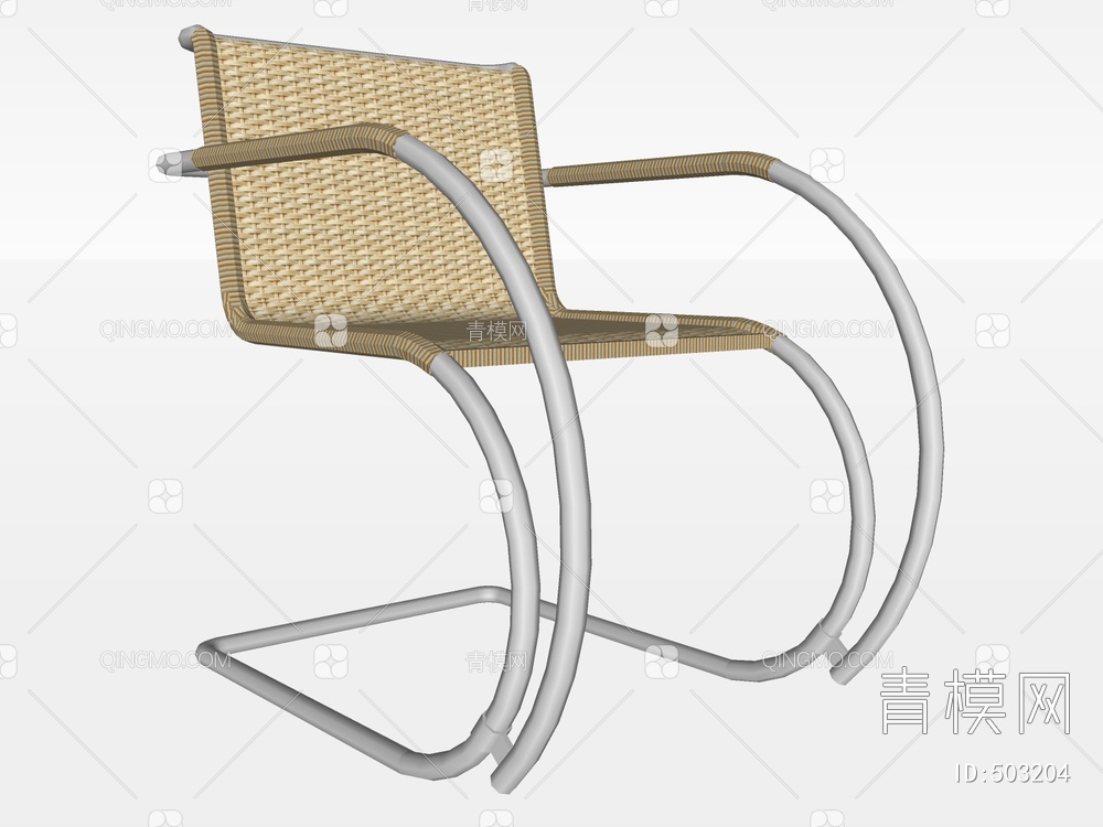 MR20悬臂椅SU模型下载【ID:503204】