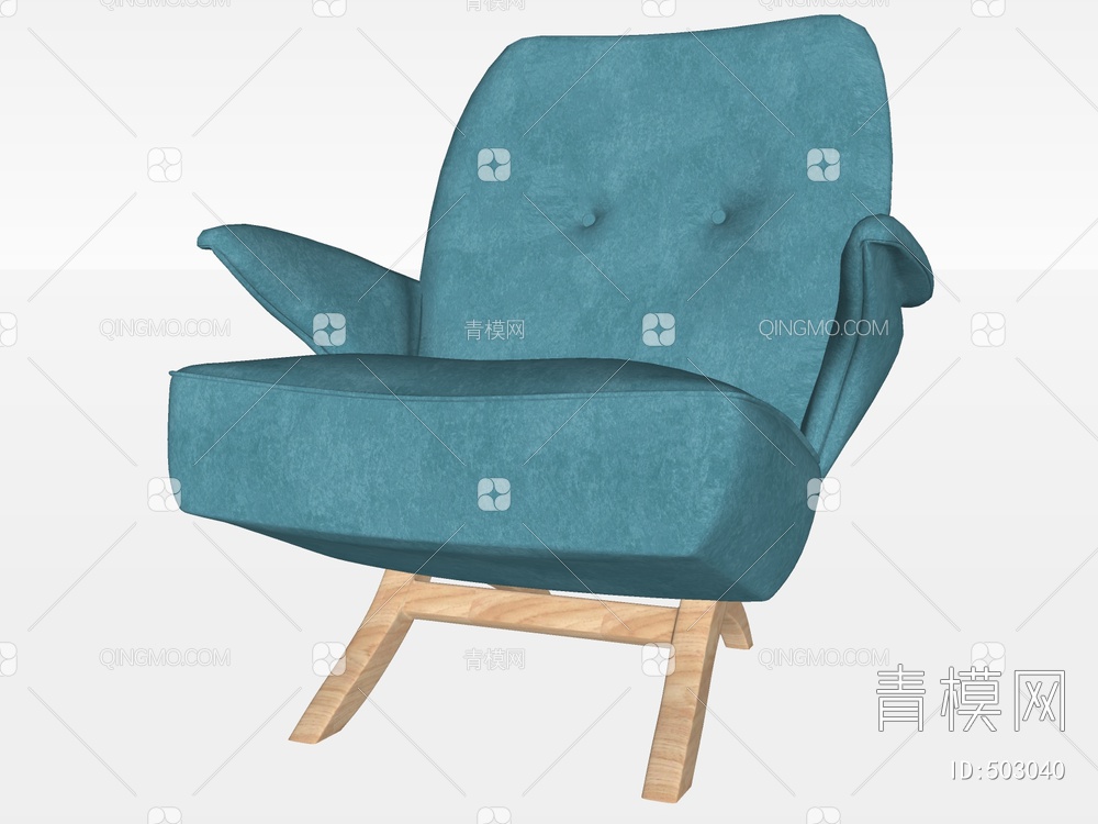 荷兰Artifort躺椅SU模型下载【ID:503040】