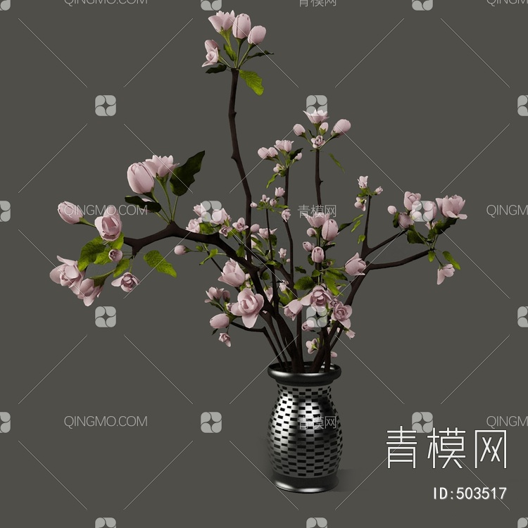 花瓶3D模型下载【ID:503517】
