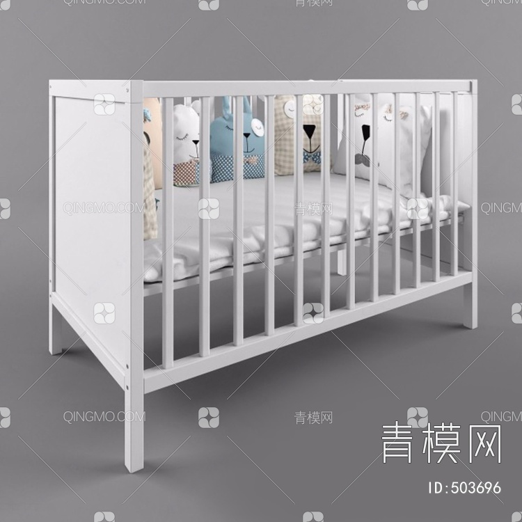 婴儿床3D模型下载【ID:503696】