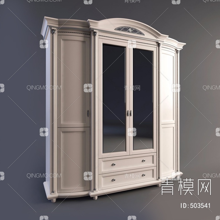 衣柜3D模型下载【ID:503541】
