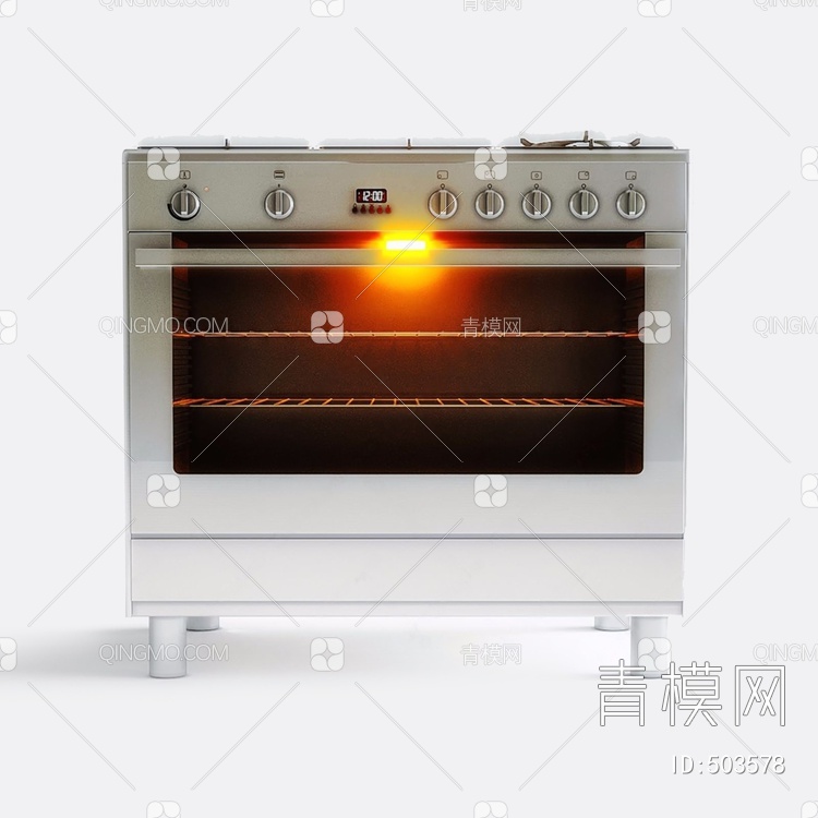 厨房烤箱 烤炉 电器3D模型下载【ID:503578】