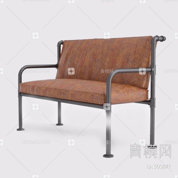 loft双人椅3D模型下载【ID:503871】