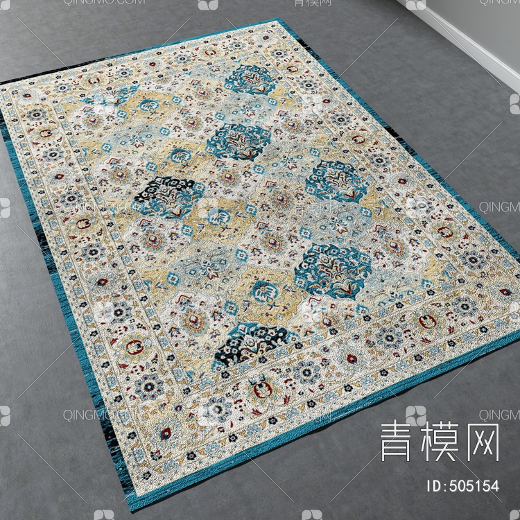 方形地毯vary材质下载【ID:505154】