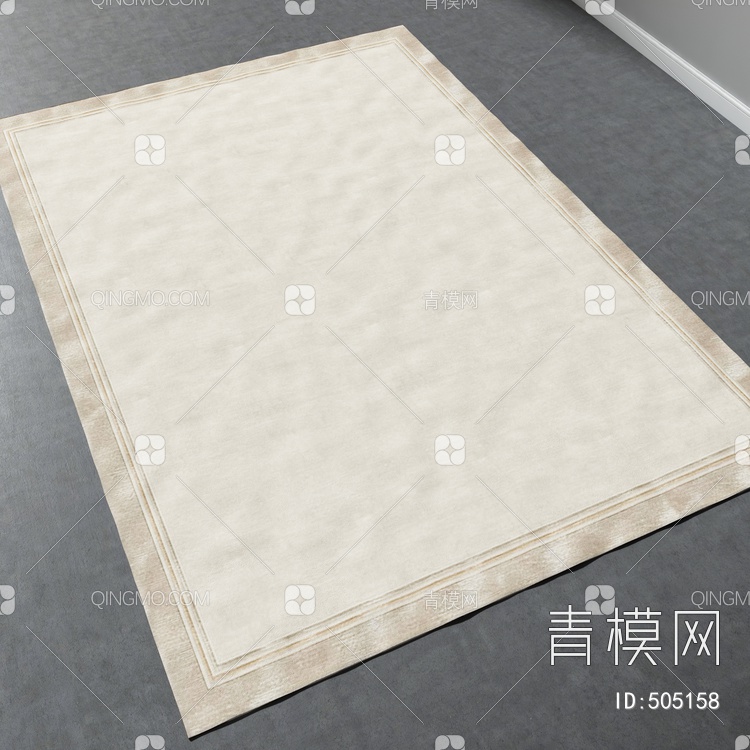 方形地毯vary材质下载【ID:505158】