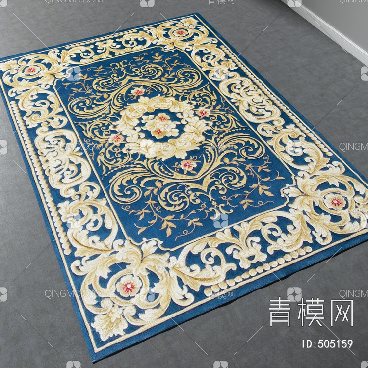 方形地毯vary材质下载【ID:505159】