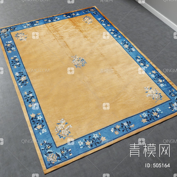 方形地毯vary材质下载【ID:505164】