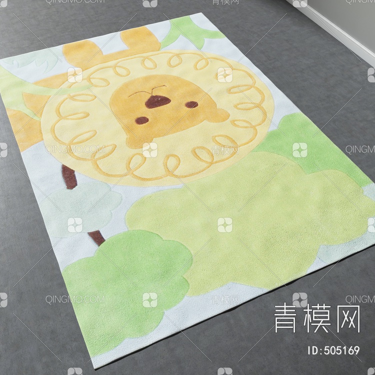 方形地毯vary材质下载【ID:505169】