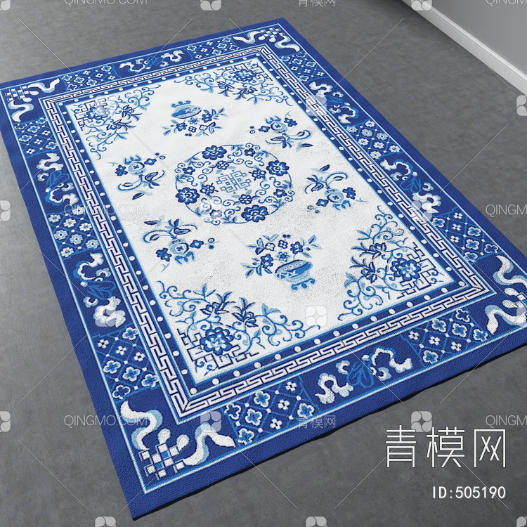 方形地毯vary材质下载【ID:505190】