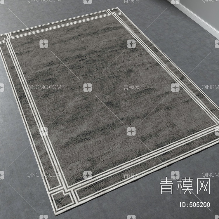 方形地毯vary材质下载【ID:505200】