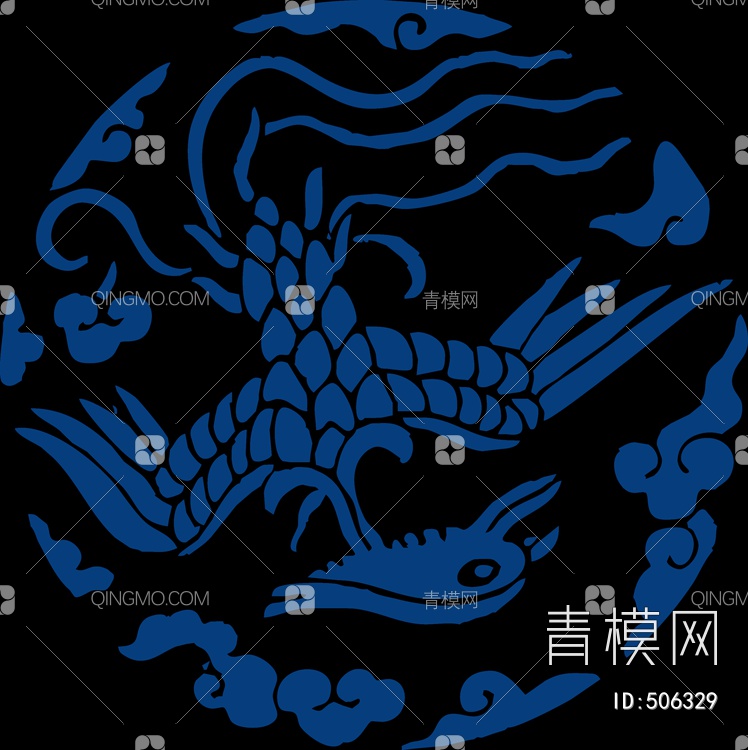 中国风国潮装饰画贴图下载【ID:506329】